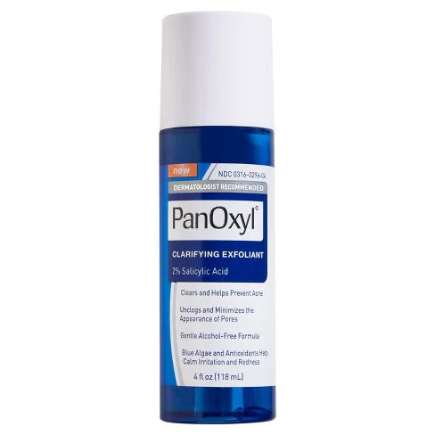 PanOxyl Clarifying Exfoliant 2% SALICYLIC 118ml