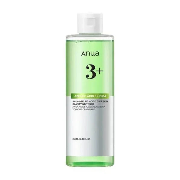 ANUA AZELAIC ACID 3 CICA SKIN CLARIFYING TONER 250ML