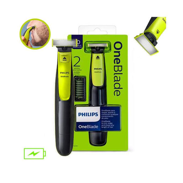 Philips Rasoir Electrique Visage ONE BLADE FACE 30mn batterie