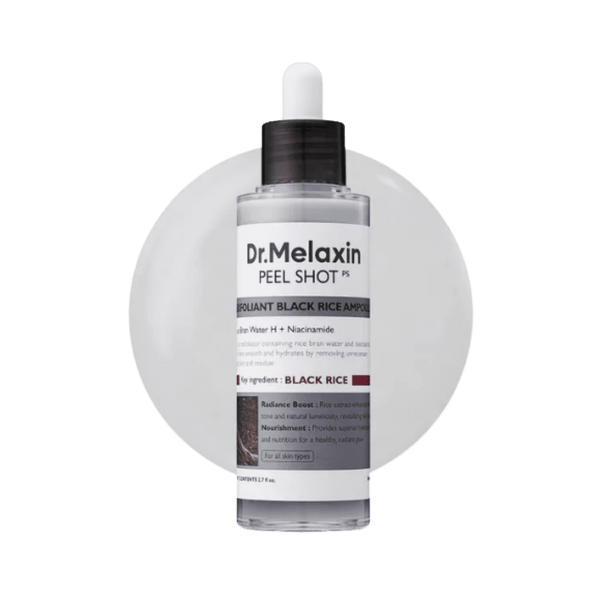 Dr. Melaxin Peel Shot Exfoliating Black Rice Ampoule - 80ml