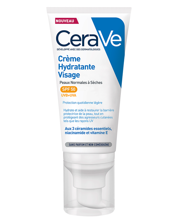 CeraVe Facial Moisturizing lotion Crème Hydratante Visage SPF50 52 ml