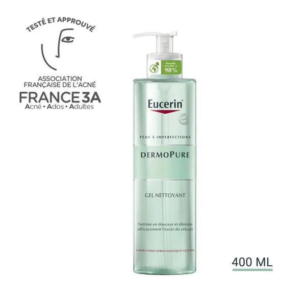 EUCERIN DERMOPURE GEL NETTOYANT PEAUX A IMPERFECTIONS 400 ml