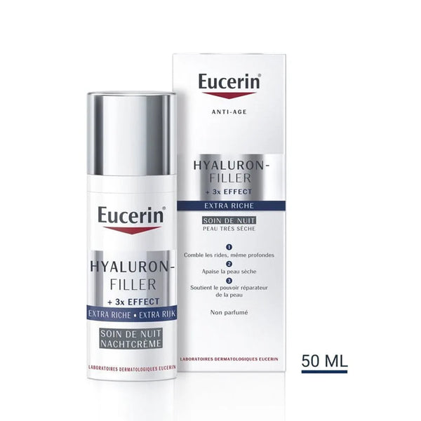 EUCERIN HYALURON-FILLER EXTRA RICHE Soin de Nuit 50 ml