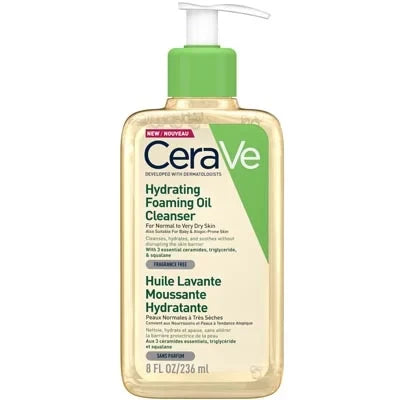 cerave huile lavante moussante hydratante