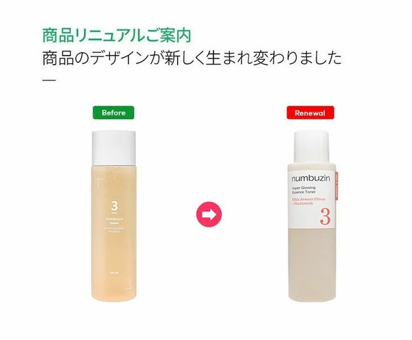 NUMBUZIN SUPER GLOWING ESSENCE TONER - 200ML