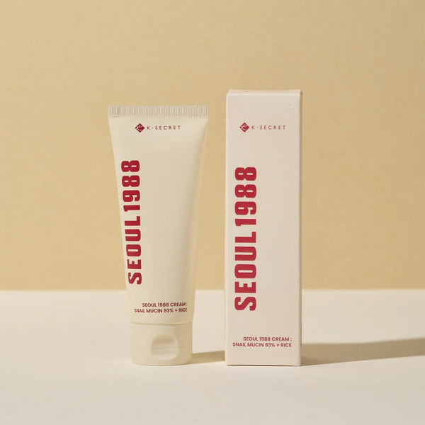 KSECRET SEOUL 1988 Cream : Snail Mucin 93% + Rice, 100ml/3.38fl.oz.
