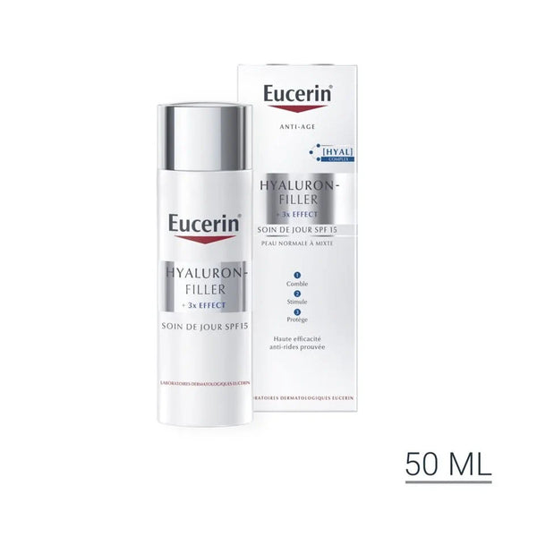 EUCERIN HYALURON-FILLER + 3x EFFECT Soin de Jour Peau Normale à Mixte SPF 15
