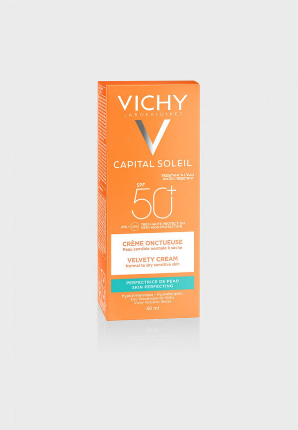 VICHY CAPITAL SOLEIL Crème onctueuse perfectrice de peau SPF 50+